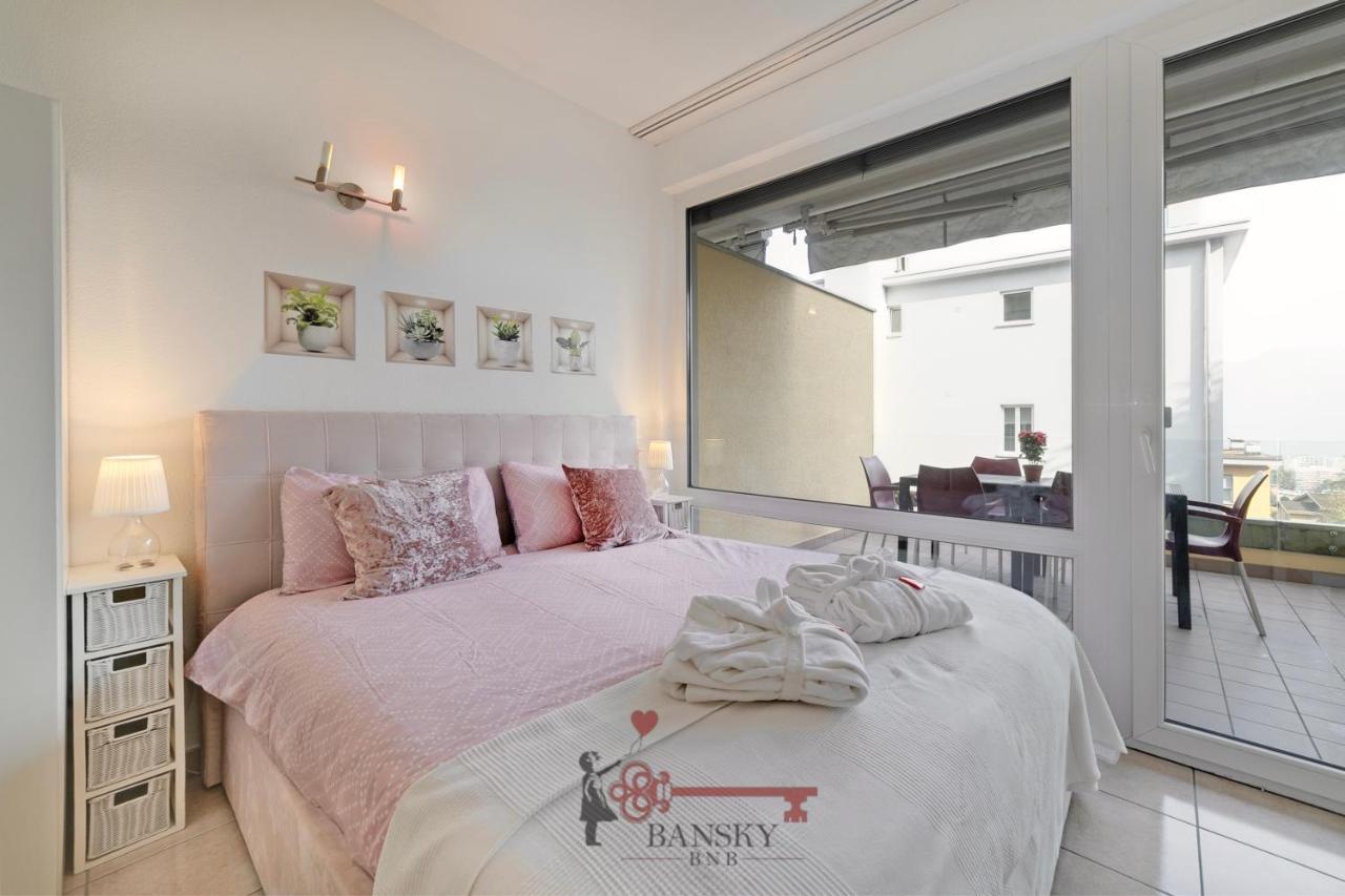 לוגאנו 'Cuore Di Rose' Parking - Welcome Set, Netflix, For 4 Persons -By Easylife Swiss מראה חיצוני תמונה